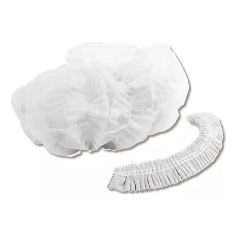 Ambiderm Cofia Plisada Blanca Ambiderm Desechable C/1000 Pzs