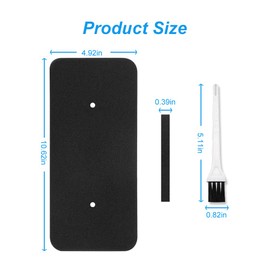 ComPDCVD 2 pieces dryer filter replacement for Hoover Candy 40006731 heat pump dryer foam filter 270 x 125 x 10 mm sponge filter mat condenser dryer