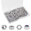 Yinpecly 120PCS M4 Locknuts M4x0.7mm Nylon Insert Hex Lock Nuts