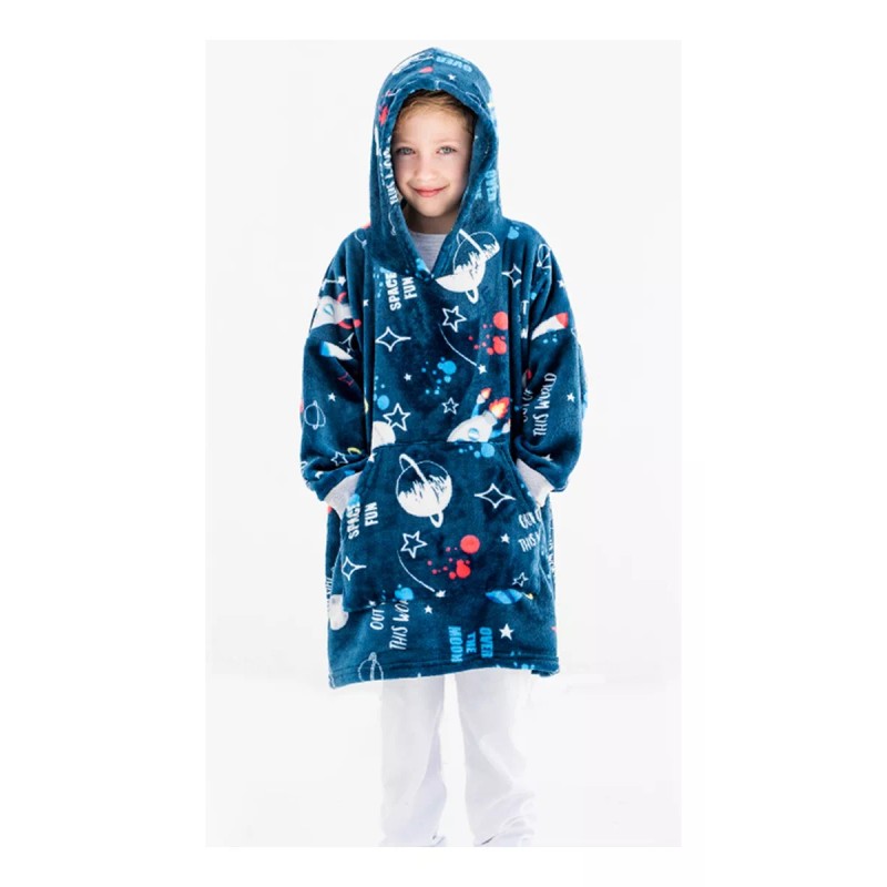 Chiqui Mundo Sudadera Cobija Afelpada Niño Galaxy Calientita Suave