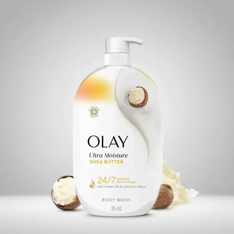 Olay Gel de baño Ultra Moisture Shea butter, vitamina B3