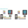 DIYables 3x4 4x4 Membrane Matrix Keypad for Arduino, ESP32, ESP8266,