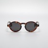 WDZAYXC Round Polarized Sunglasses with Thick Frame for Men and