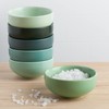 Now Designs Leaf Ceramic Pinch Bowl Set, Mini Bowls for