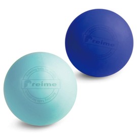 Preime Massage Ball, Stretch Ball, (Ball for Relieving Fatigue and Fatigue by Sports Specialty Shops), Foam Roller, Trigger Point, Myofascial Release, Shoulders, Back, Waist, Calves, Sole, Full Body, Acupuncture Push Goods, Blue/Light Blue