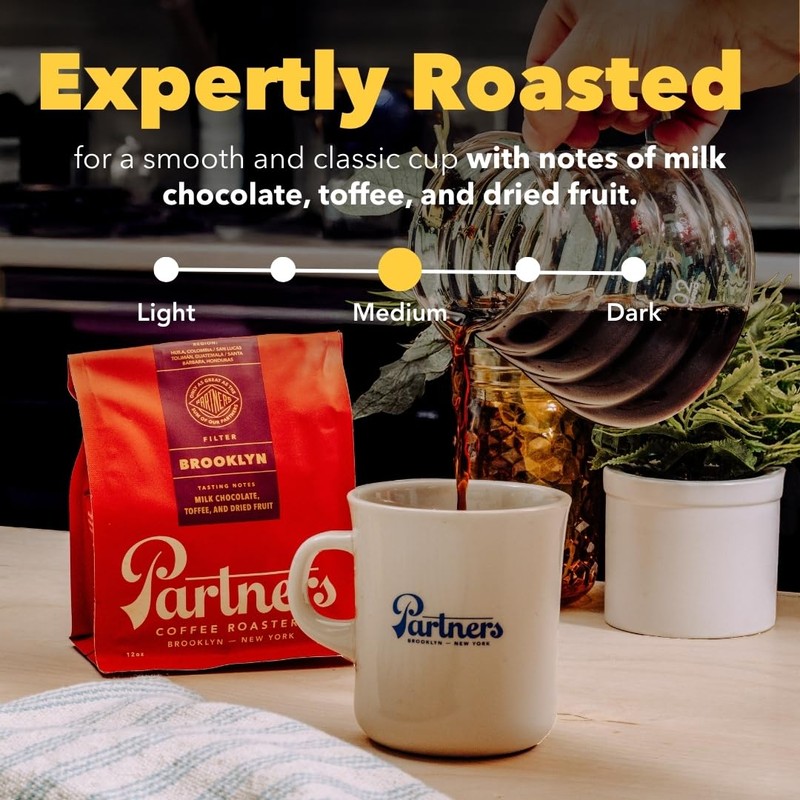 PARTNERS COFFEE ROASTERS - Whole Bean Coffee (Brooklyn - Medium