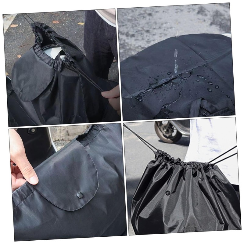 Gatuida 2pcs Motorcycle Helmet Storage Bag Helmet Holder Pouch for