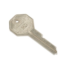 1963-1966 Corvette Key Blank Hex Correct