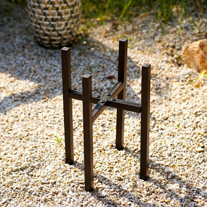 Adjustable Metal Plant Stand Indoor, Expandable 9 to 15 Inch