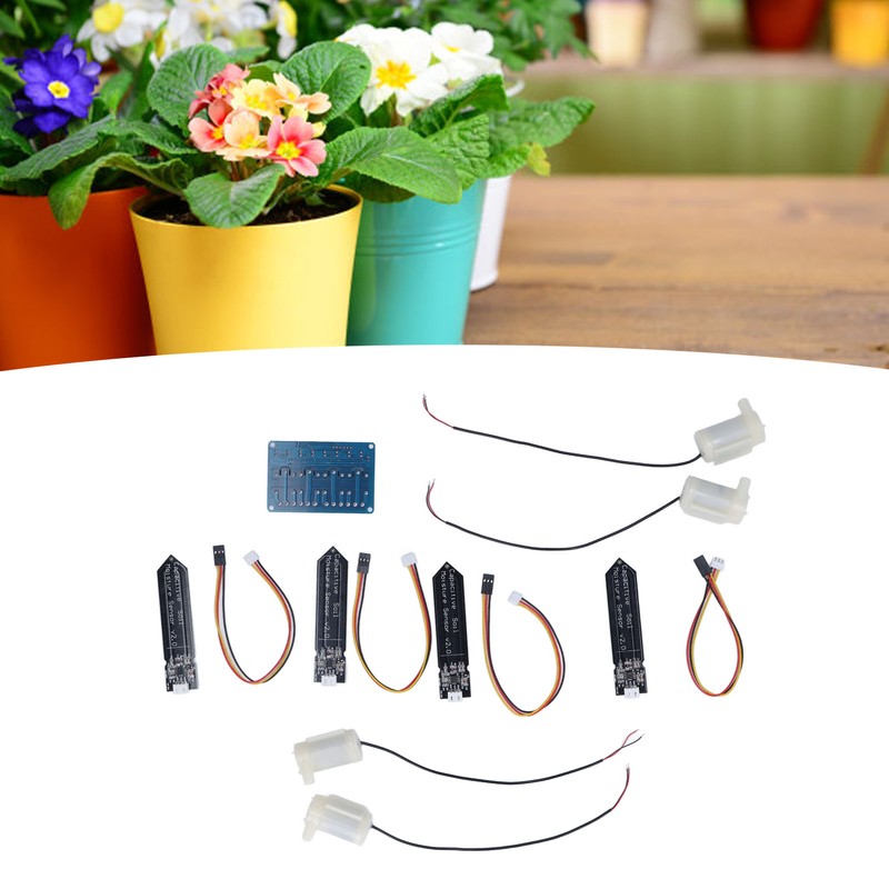 Automatic Irrigation Kit Self Watering System 4 Way Relay for