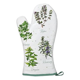 Pair of Oven Gloves - Herb Garden Design