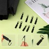 10pcs Zipper Pull Replacement for Small Holes, Detachable Metal Zipper
