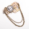 BLESSUME Unisex Steampunk Brooch Lapel Pin (D)