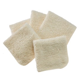 Organic Handkerchief, Set of 5, Towel Handkerchief, Made in Japan, Senshu Towel (Approx. 7.9 x 7.9 inches (20 x 20 cm)