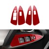 FXETRNL Real Carbon Fiber Center Control Window Lifting Frame Covers