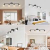 BoostArea BoostArea LED 4 Light Track Lighting Kit, Black 4