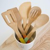 Now Designs Bamboo Utensils, Set of 5, Multi-Color, 1 ea,