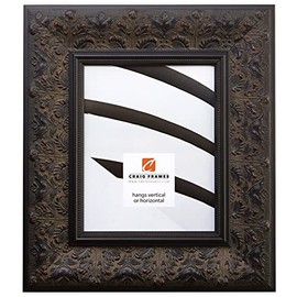 Craig Frames Borromini, 20x24 Picture Frame, Black Walnut