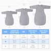 Knirose Transitional Swaddle Sack with Arms Up & Sleeves, Mitten