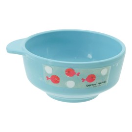 Gakken Sta:Ful, K07002 Gomitaro Gognigeta, Antibacterial Rice Bowl, For Kids, Mizuiro, Made in Japan