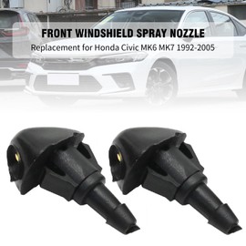 JUUDDENPARTS 2Pcs 76810-SEA-A01 Front Windscreen Washer Nozzles Replacement for Honda CR-V MK3 2006 2007 2008 2009 2010 2011 Replacement for Acura TSX 2007 2008