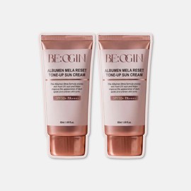 Biogene Albumin Melariset Tone-up Sun Cream 50ml (2 packs) / 비오진 알부민 멜라리셋 톤업 선크림 50ml 2개