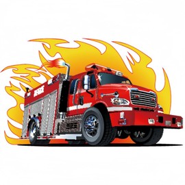 MHwan Seat Belt Pads, 2 Pcs Cool fire truck Seatbelt Covers Kids, Breathable and skin-friendly seat belt covers, wear-resistant and durable, Protect childrens shoulders and neck seatbelt pad