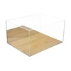 Better Display Cases Acrylic Basketball Shoe Display Case with Wood