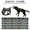 WINSEE Tactical Dog Harness, No Pull Dog Harness for Medium