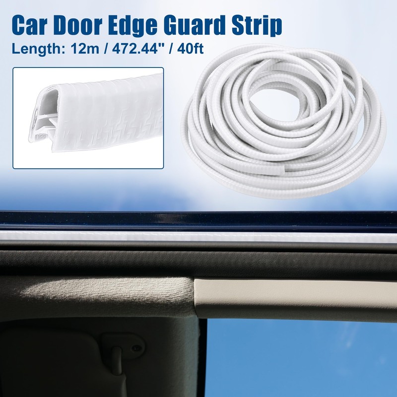X AUTOHAUX 40ft Car Door Edge Guard U Shape Rubber