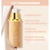 Color Changing Foundation, Foundation 4 in 1 - Medium Spectrum,Protecting