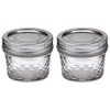 Ball Mason 4oz Quilted Jelly Jars with Lids and Bands,