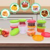 ENHYIVE 15 Pack Small Plastic Containers with Lids, 8 Oz