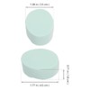 Healeved 6pcs Oval Makeup Sponges for Blending Hydrophilic Non-latex Foundation