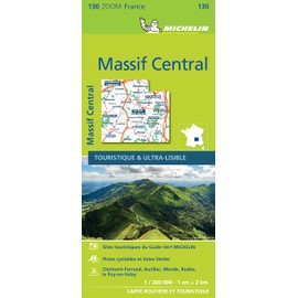 MASSIF CENTRAL 11130 CARTE MICHELIN KAART ZOOM