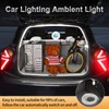 JUPIZEUS Cuttable Universal Fit LED Rear Trunk Cargo Light Interior