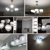 ALIDE E12 40w Replacement LED Candelabra Bulbs C7,Non-Dimmable,6000K Daylight Bright