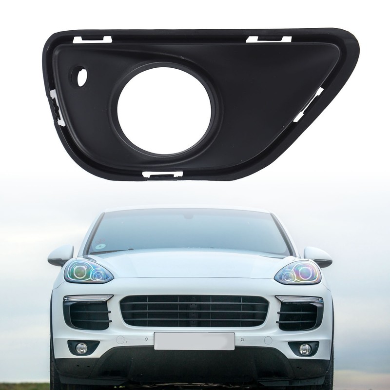 Fog Light Frame Black Shockproof Fog Lamp Bezel Trim Cover