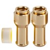 EVRBUL Upgraded Brass 2 Pcs Sunroof Water Drain Tube Hose