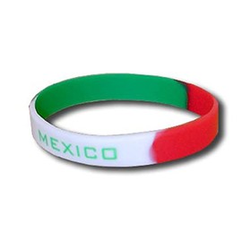 Supportershop Mexiko Armband Silikon Fußball, Grün, fr: Einheitsgröße (Größe Hersteller: Größe One sizeque)