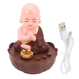 Buddha Chanting Decoration Multipurpose Nodding Head Motion Music Playback USB Rechargeable Small Buddha Sculptures