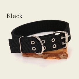 Love Dream Military Adjustable Dog Collar Nylon Tactical Dog Collars with Metal D Ring and Buckle for Large XLarge Dogs