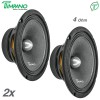Timpano 2x Timpano TPT-MR8-4 Bullet Pro Audio Midrange Car Speakers