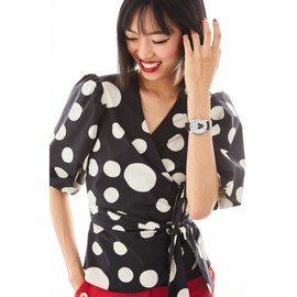 Citizen Eco-Drive Mickey Mouse Shadow, Stainless Steel, Black Leather Strap, 2-Hand with Sub-Dial, 40mm (Model: BV1130-03W)