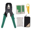 RJ Crimping Tool Kit Network Cable Ethernet Jack Pass Crimper