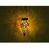 LED Solar Pendant Light Clear Total Height with Chain 50
