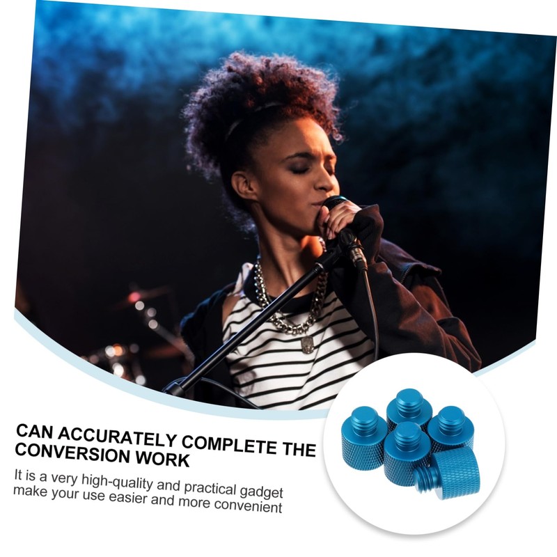 KONTONTY 5pcs Alloy to Conversion Screws for Microphone Stand Adapter