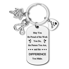 Nurse Gifts RN Nurse Keyring Nursing Graduation Gift Thank You Gifts for Registered Nurse Nurse Practitioner Nurse Week Gift Medical Assistant Nursing Student Inspirational Gifts Nurse Day Gifts