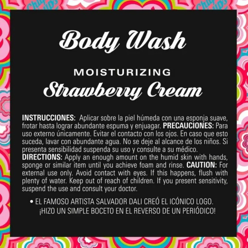 Gel De Ducha Strawberry Cream 400ml Chupa Chups