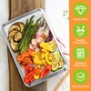 CEKEE Stainless Steel Baking Sheet Set of 4, Large Baking